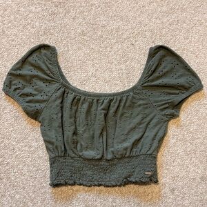 Hollister Olive Green Knit Top